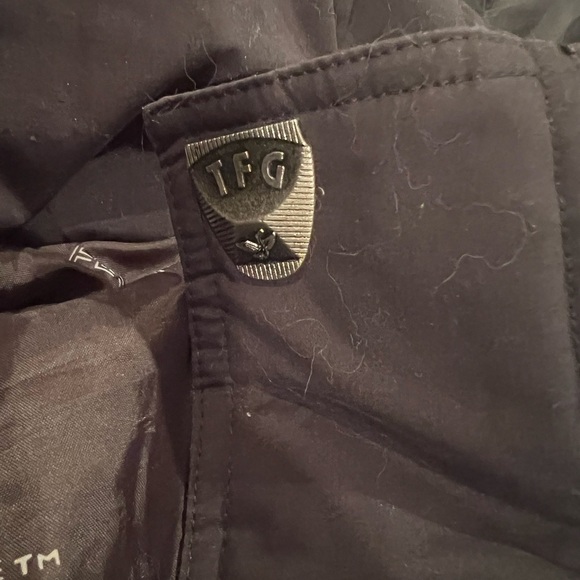 Triple F.A.T Goose vintage Men's Black Winter down-filled Jacket, size medium. - Picture 8 of 16